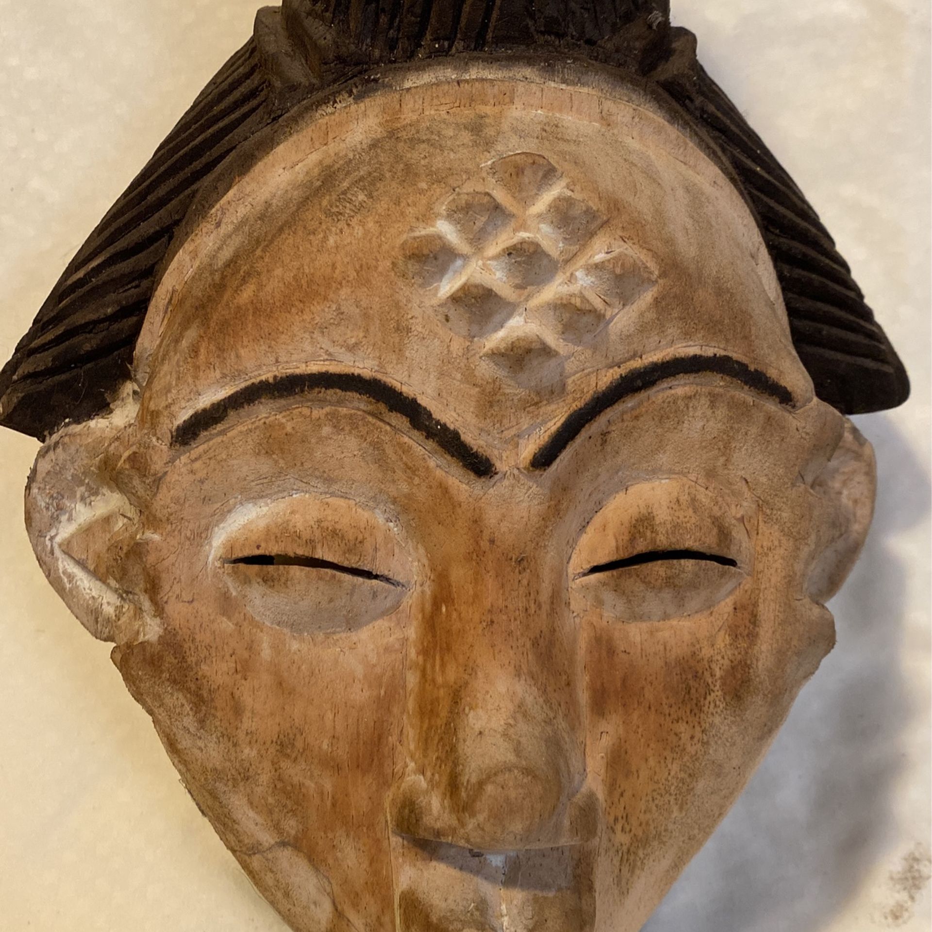 Hand Carved Wood Mask
