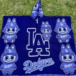 Dodgers Adult Size Alpaca Poncho