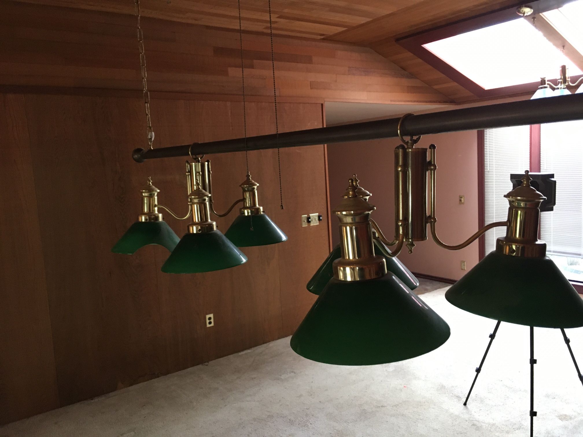 Antique Pool Bar Light Fixtures 