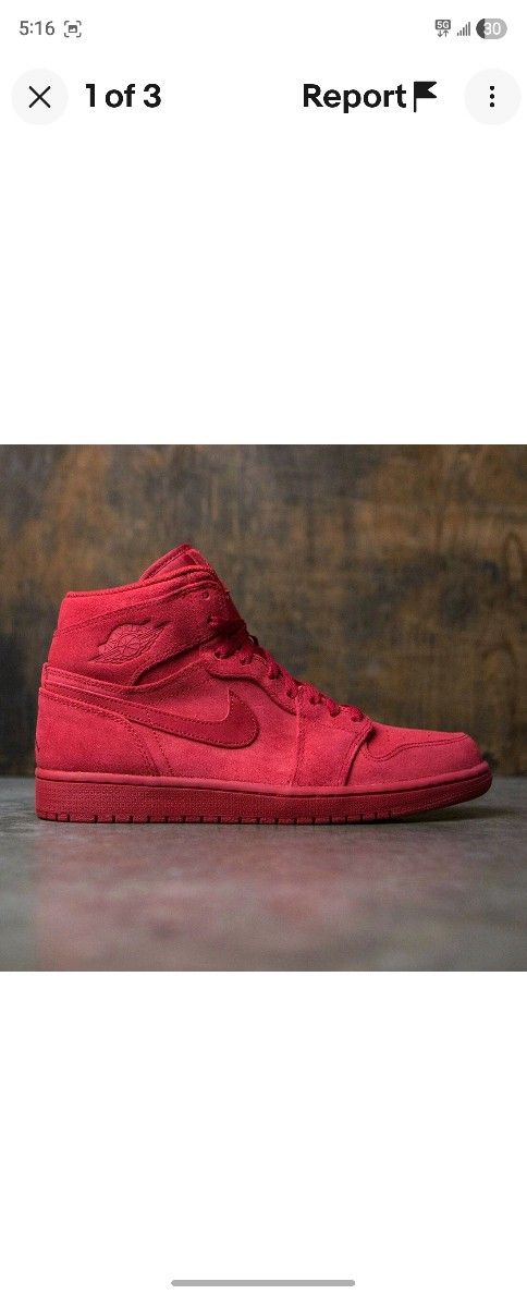 Jordan 1 Suede RED