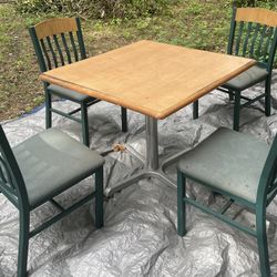 Dining Table With For Chairs 