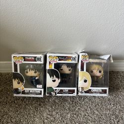 3 Funko Pops