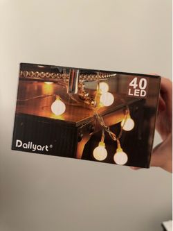 Dailyart 40 LED Globe String Lights