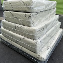 Twin size Memory Foam Mattresses 10"