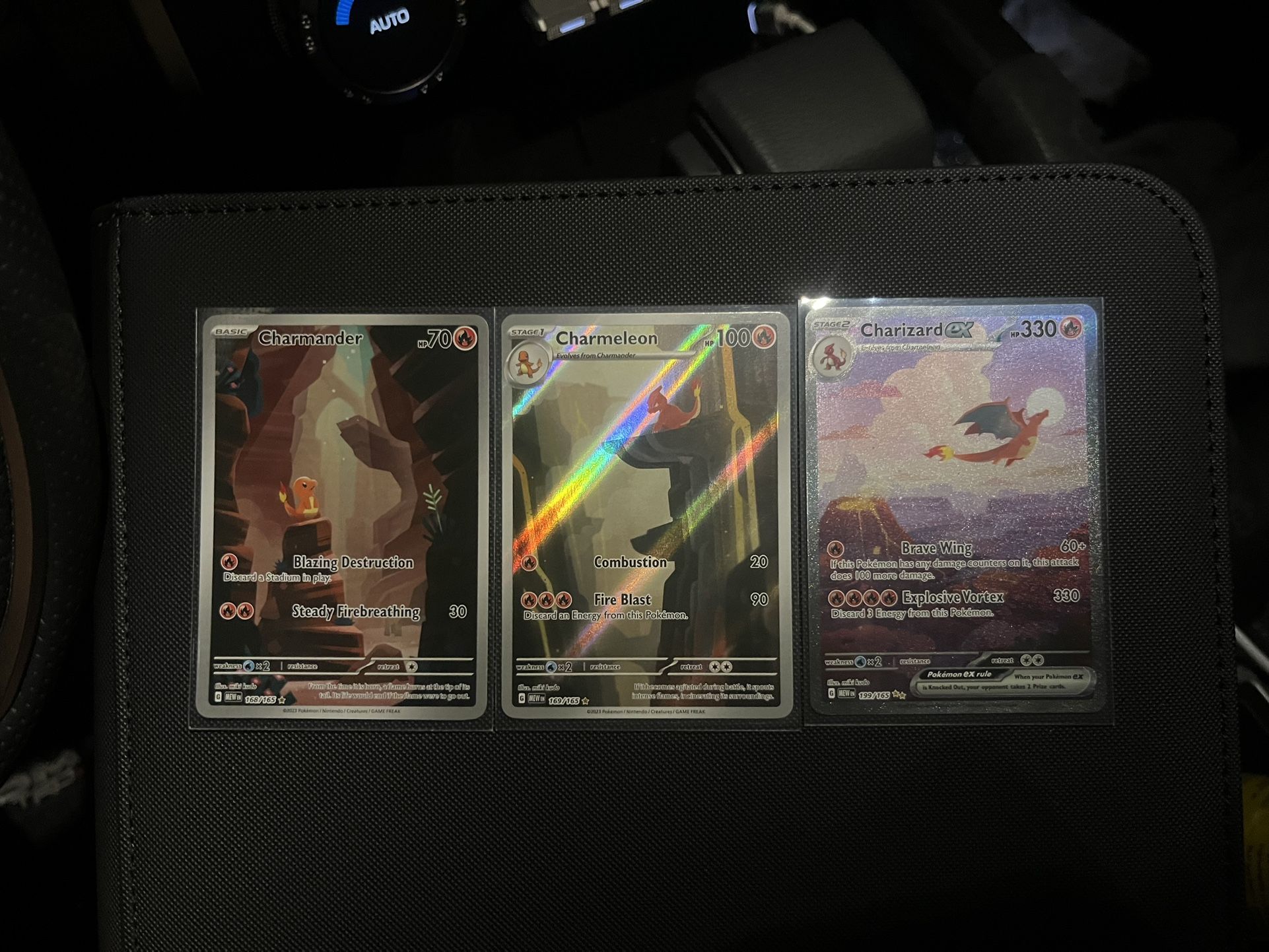 Charizard 151 Evolution Line (charmander, Charmeleon, Charizard)
