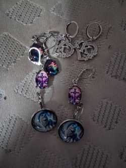 Pierced earrings