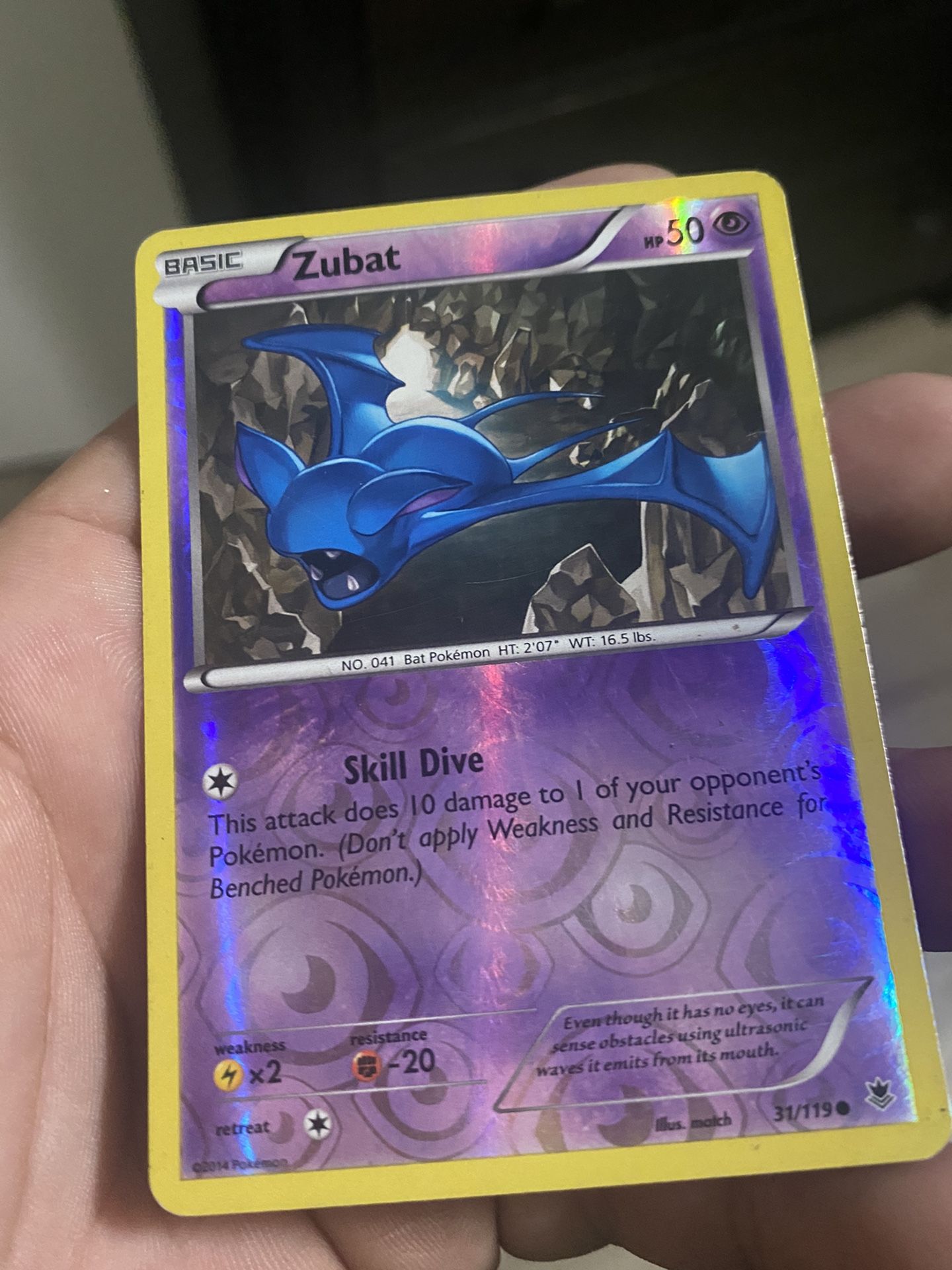 Pokémon Zubat Holo