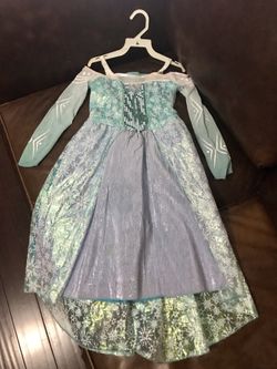 Elsa costume from the movie Frozen