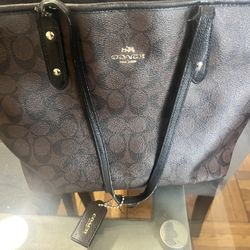 Coach Brown Bag