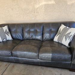 Leather Couch 