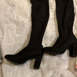Women’s Black Suede Boots