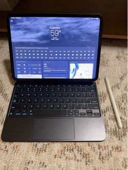 2024 iPad Pro 11” (M4) – 256GB – Apple Pencil Pro + Keyboard Case + Screen Protector – Like New