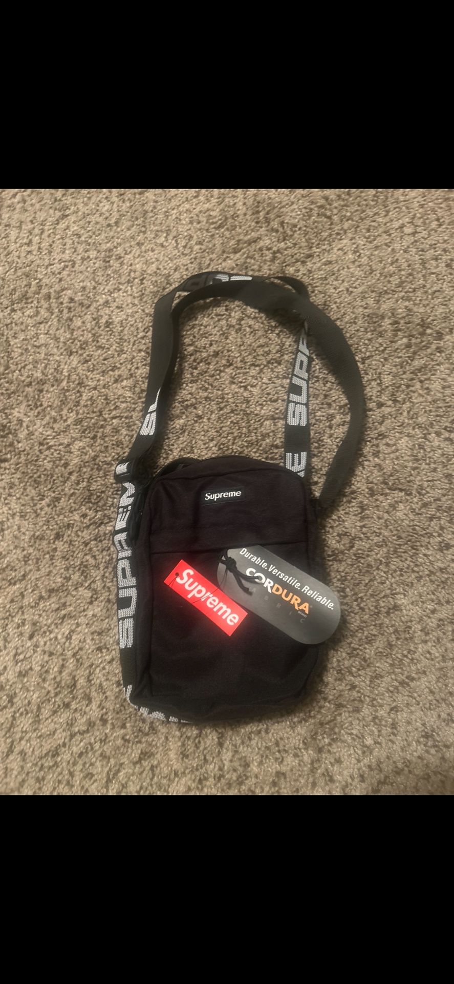 Brand New Black Supreme Shoulder Bag