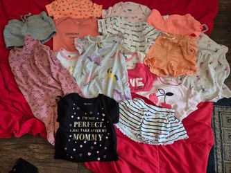 12 month g[rl  clothes 14 pieces $8