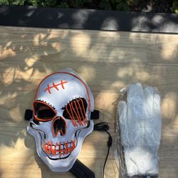 🎃🕸️ Halloween Mask Scary Light Up 🕸️🎃