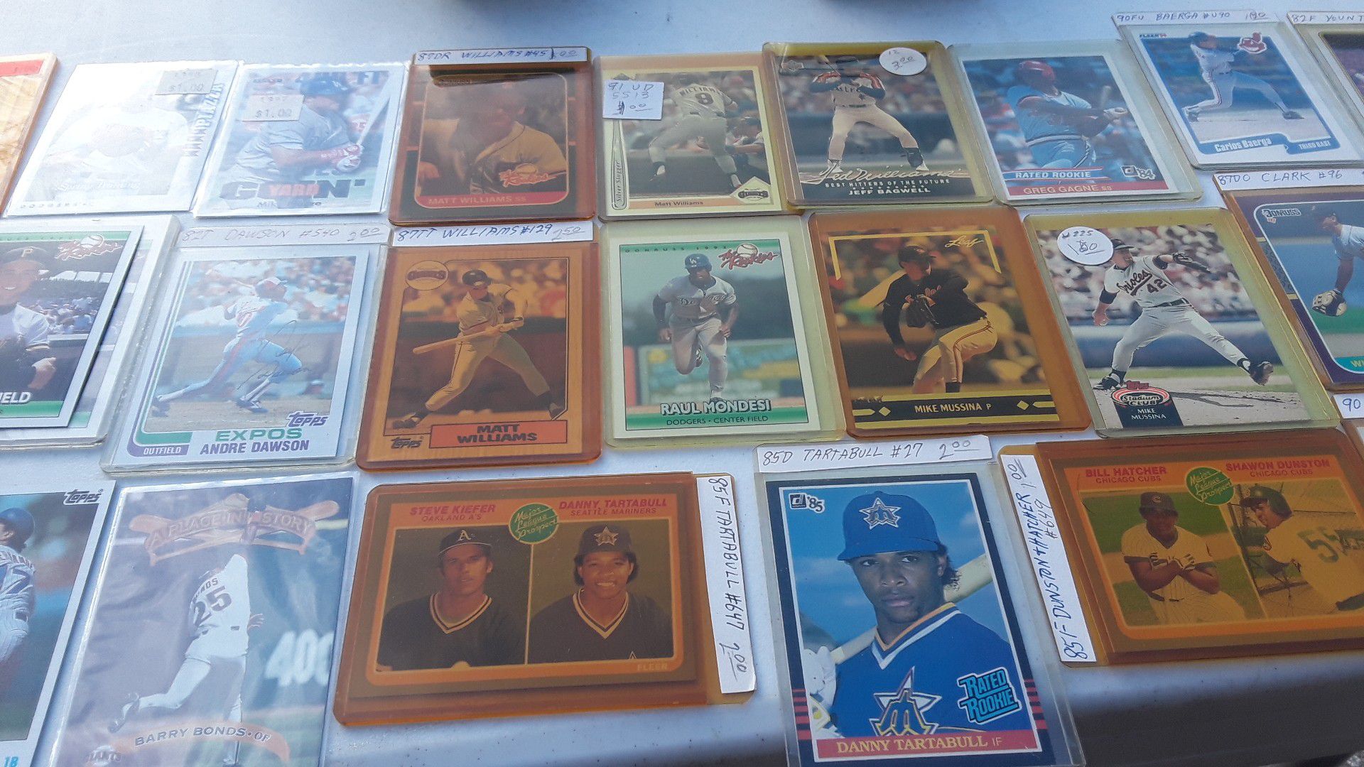 45 star ,rookie and hall of famer baseball cards CHEAP