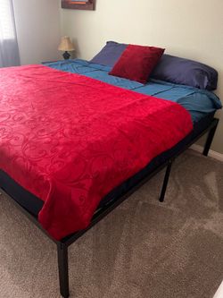 King mattress with frame