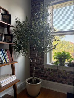 Faux olive tree