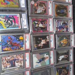 Sports Card Lot Graded Raws