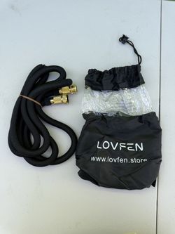 Expandable Garden Hose with Brass Fittings & Storage Bag – Lightweight & Durable