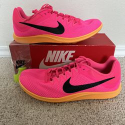 Nike Zoom Rival Track & Field Distance Spikes Hyper Pink