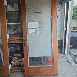 Double paned doors