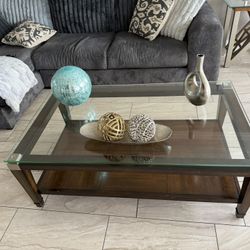 NATUZZI Italian Wood Coffee Table 