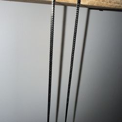 24 inch 3.2mm black onyx Miami cuban