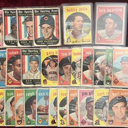 1959 Topps Baseball Cards 