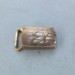 Initial Letter Monogram - Vintage Hickok Master Plate Belt Buckle
