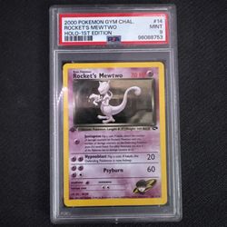 PSA9 1st Ed. Rocket’s Mewtwo Holo
