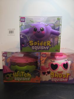 Crazy Fun Halloween Squishy Toys Set of 3