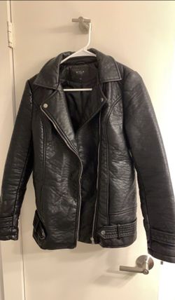 Faux leather jacket