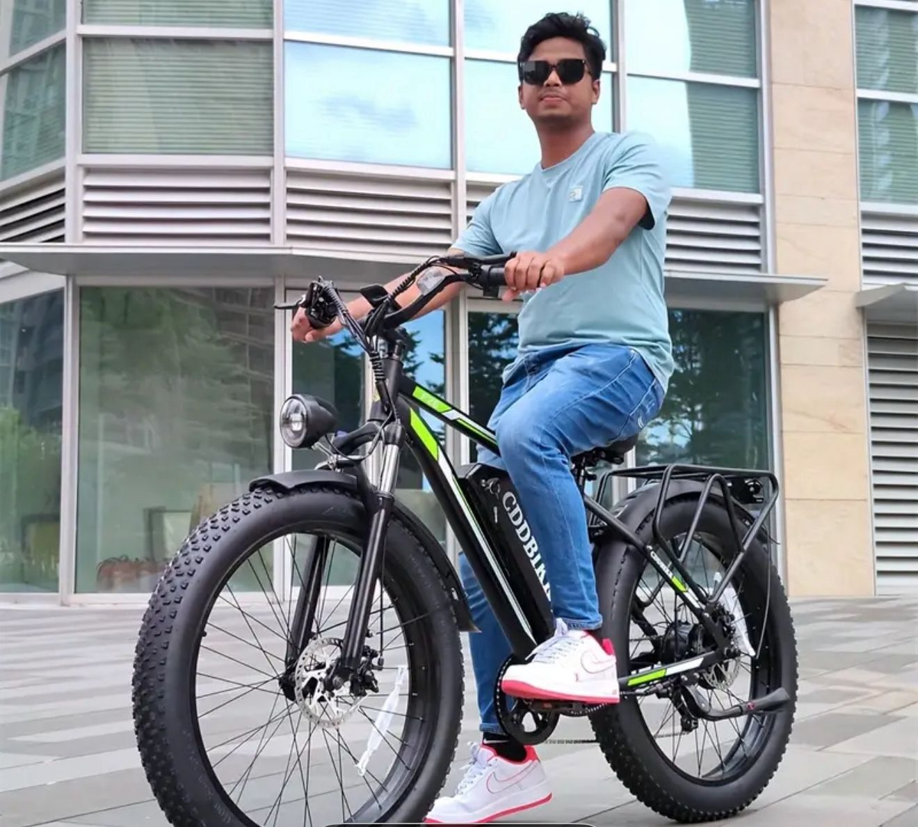 Fat Tire Electric Mountain Bike Foldable