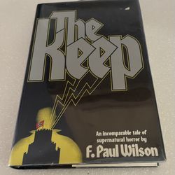 SIGNED! The Keep - F Paul Wilson (Hardcover) - First Edition/Print, 1st Excellent