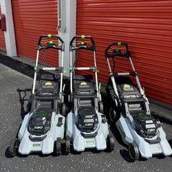 EGO Battery-Powered Lawn Mower: Self-Propelled, 21 in no battery or charger