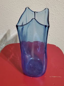 Blown glass beautiful vase