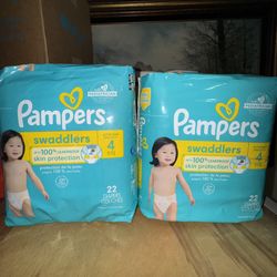 Pampers Swaddlers Size 4 $16