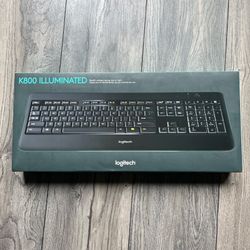 NEW Logitech K800 Wireless Illuminated Keyboard Rechargeable (contact info removed)59 SEALED