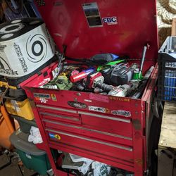 US General Mechanics Tool Box And Workbench