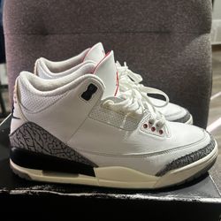Jordan 3 White Cement 
