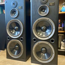 (2) 1980’s Technics Dual12” 🔈 3-way 260w Speakers