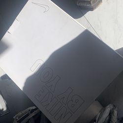 Nike Air Forces 1 High Tops Size 11 Blue and White Customizable Basketball Sneakers Rubber Sole