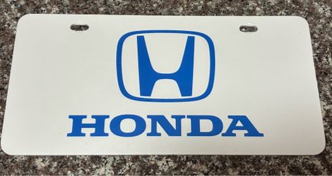 Honda Graphic Logo License Plate
