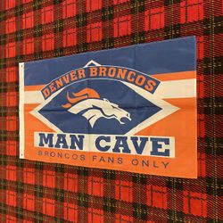 Brand New Denver Broncos Banner Flag