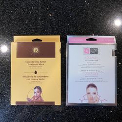 Cocoa & Shea Butter AND Collagen Spa Treatment Masks (2 Treatments each box)