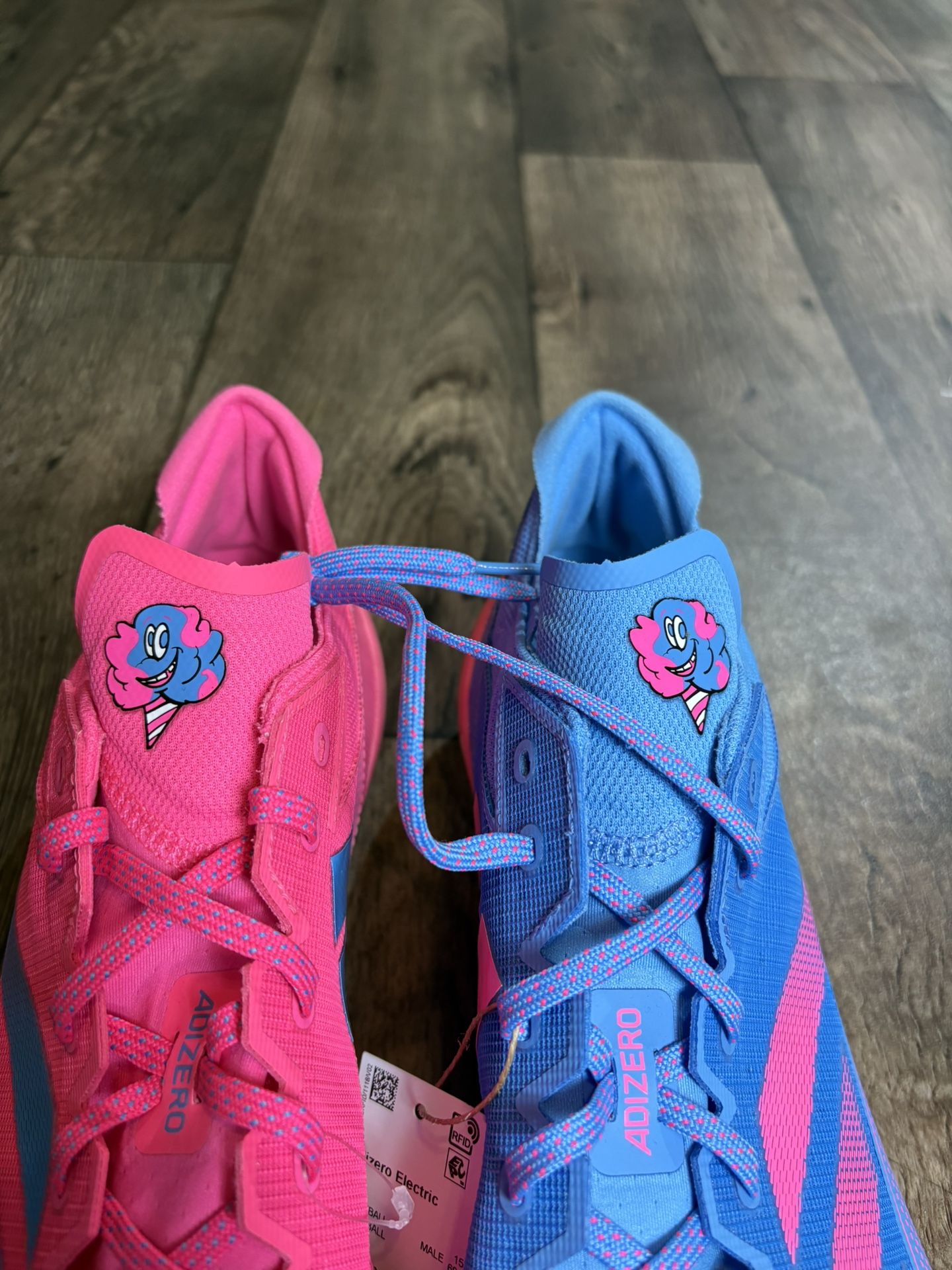 New Adidas Adizero Football Electric Men\'s Size 16 Snack Attack IE4406 Pink Blue s-l1200.jpg main image 3