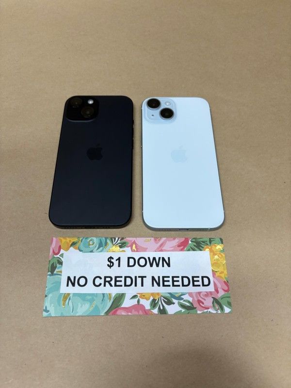 Apple IPhone 15 5G - Only $1 Today Pay The Rest Later!