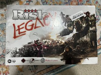 Hasbro Gaming Risk Legacy Strategy Tabletop Game - all pieces still in packaging, 3-5 players