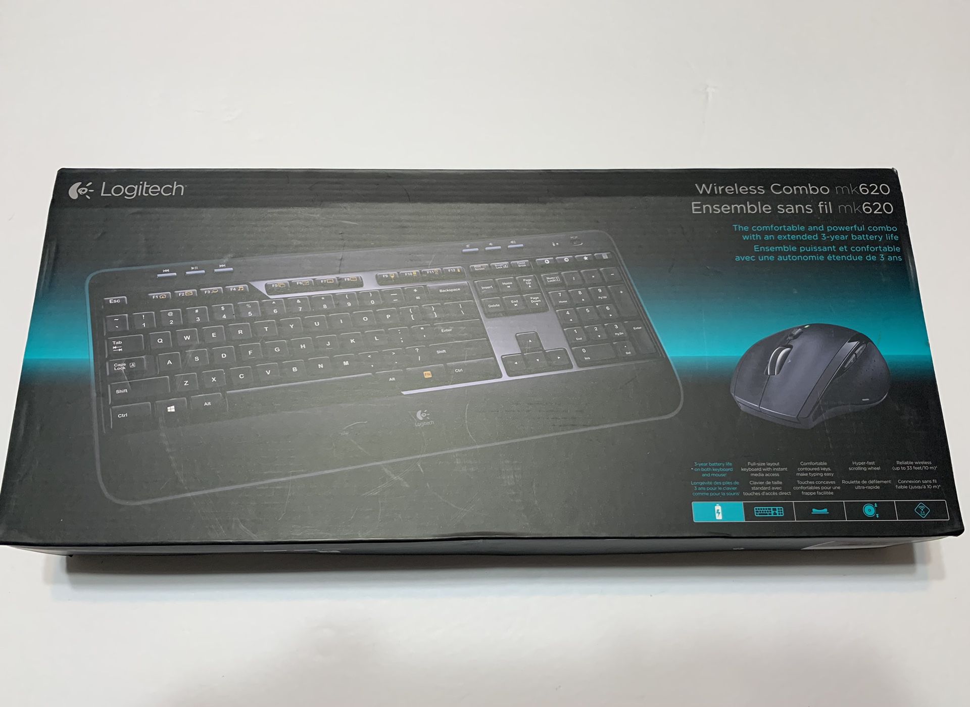 Logitech Wireless Combo MK620 mouse and keyboard